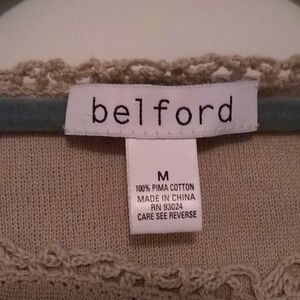 New Cotton Belford Sweater, M